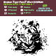Broken Tiger Face T-Shirt Design