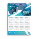 Single Page Wall Calendar Design