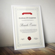 Portrait Certificate Template