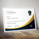 Golden and Black Certificate