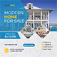 Real Estate House Social Media Post Banner Template