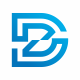 Dinside D Letter Connect Logo