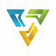 Triangle Colorful Tech Logo