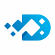 D Letter Digital Pixel Logo