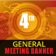 General Meeting Banner Templates