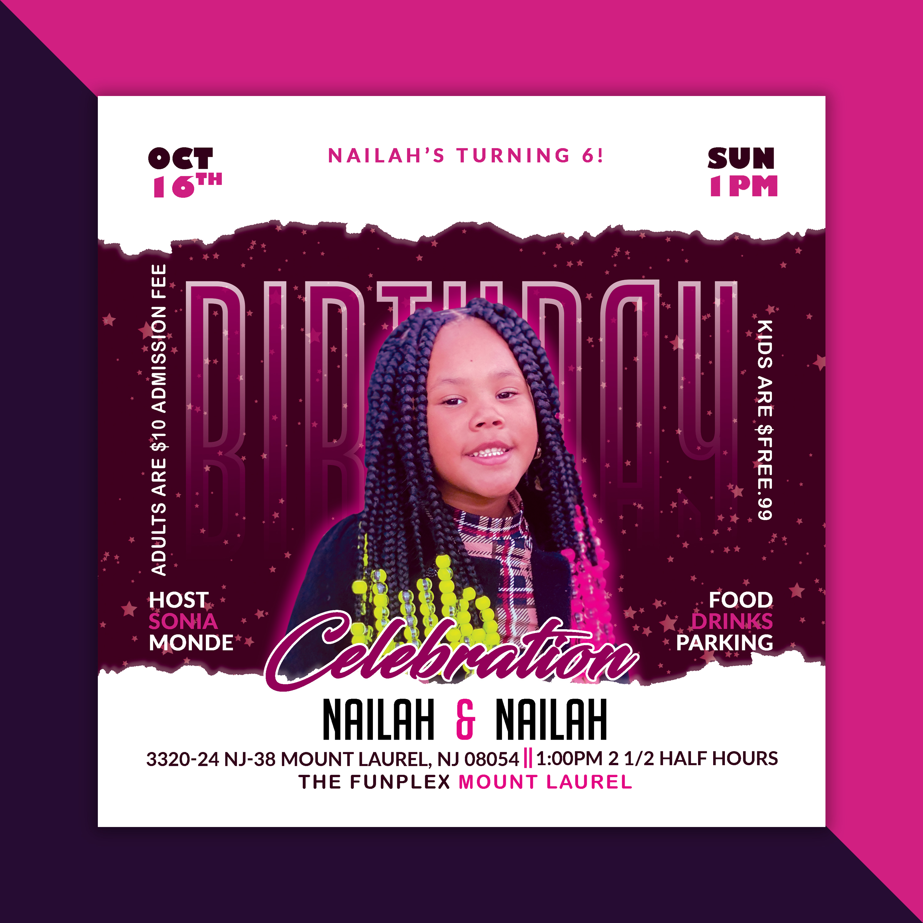 Birthday Event Flyer