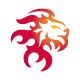 Lion Fire Logo