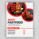 Restaurant's Fast Food Flyer