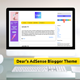 Dear's AdSense Blogger Theme