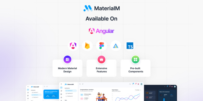 MaterialM Angular Admin Dashboard Template