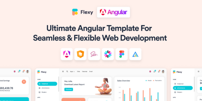 Flexy Angular Admin Dashboard Template