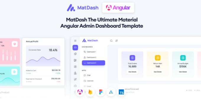 MatDash Angular Admin Dashboard Template