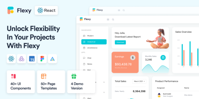 Flexy React Admin Dashboard Template