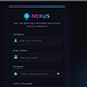 Nexus Glow: Modern Dark Mode Registration and Login Form