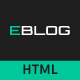 eBlog Blog – Personal Blog & News Magazine HTML Template