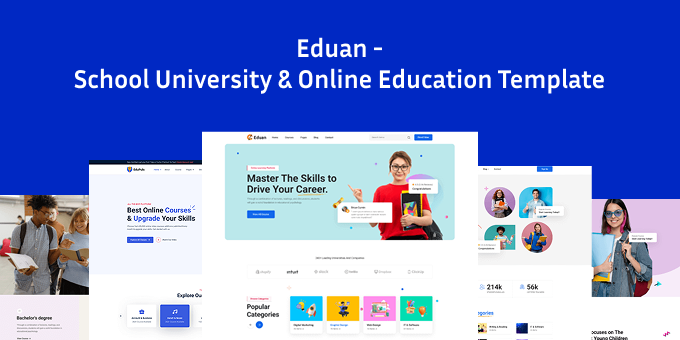 Eduan – Education, LMS & Online Course HTML Template