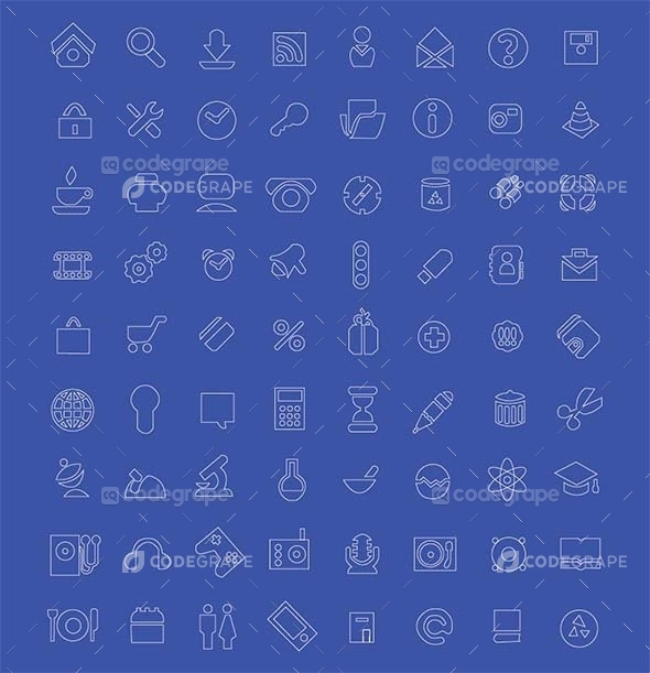 72 Vector Icons