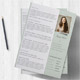 Pastel Resume With Matching Cover Letter