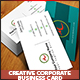 Creative Corporate Business Card