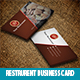 Restrurent Business Card