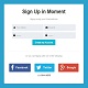 Flat User Interface Login Form