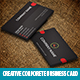 Creative Corporate  Business Card