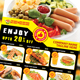 Restaurant Food Menu Flyer