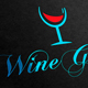Wine Glass Logo Template