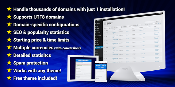 This Domain is For Sale WordPress Plugin