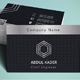 Silver Business Card Design
