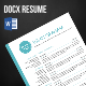 Resume only in MS Word Format