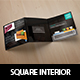Square Interior Trifold Brochure