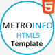 MetroInfo - One Page Business Template
