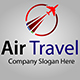 Air Travel Logo Template