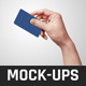 Credit Card in Hand Mock-Ups