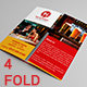 Eat & Gossip Four Fold Brochure / Menu