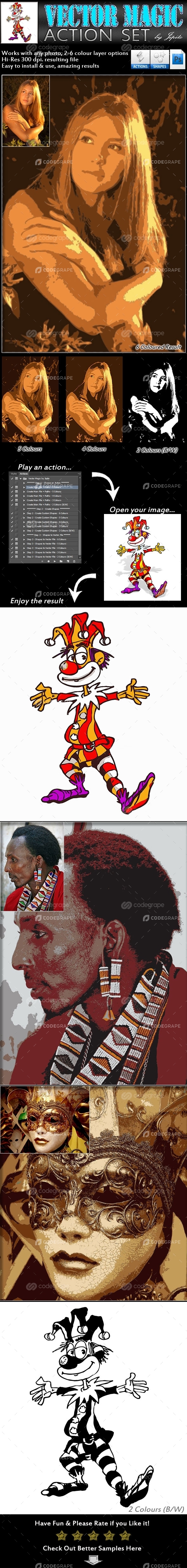 Vector Magic Actions