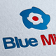 Blue Mind Logo Template