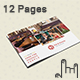 12 Pages Restaurant Menu