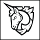 Unicorn Logo Template
