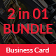 Business Card Bundle 2 in 1