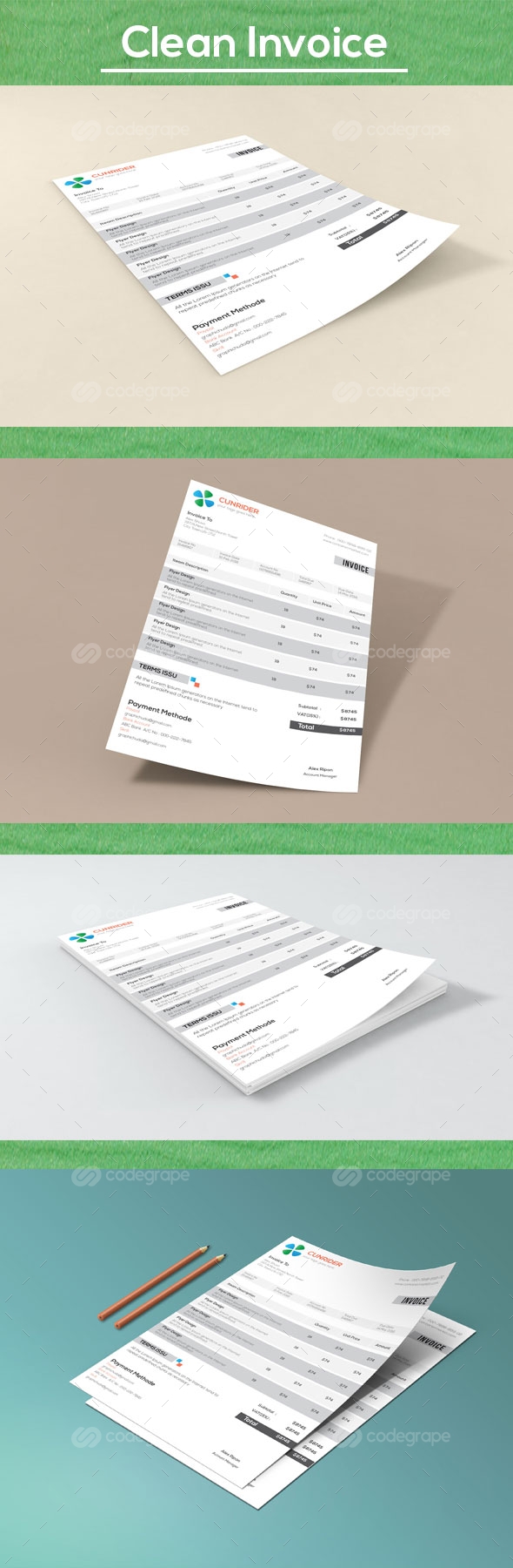 Clean Invoice