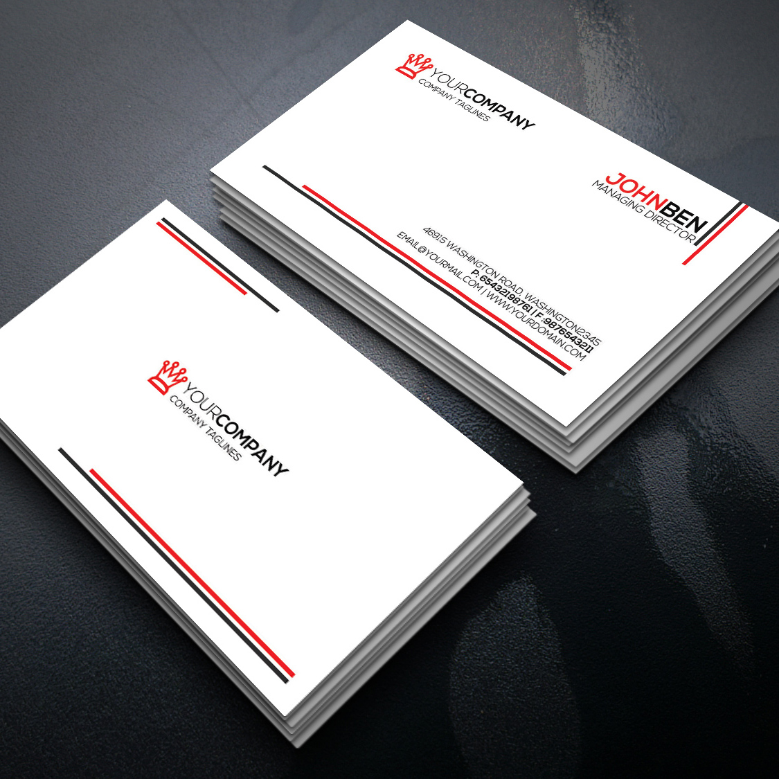 Simple Minimal Business Card