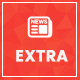 Extra News - Responsive Bootstrap Template