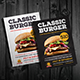 Burger Promotion Flyer