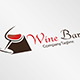 Wine Bar Logo Template