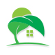 Green House Logo Template