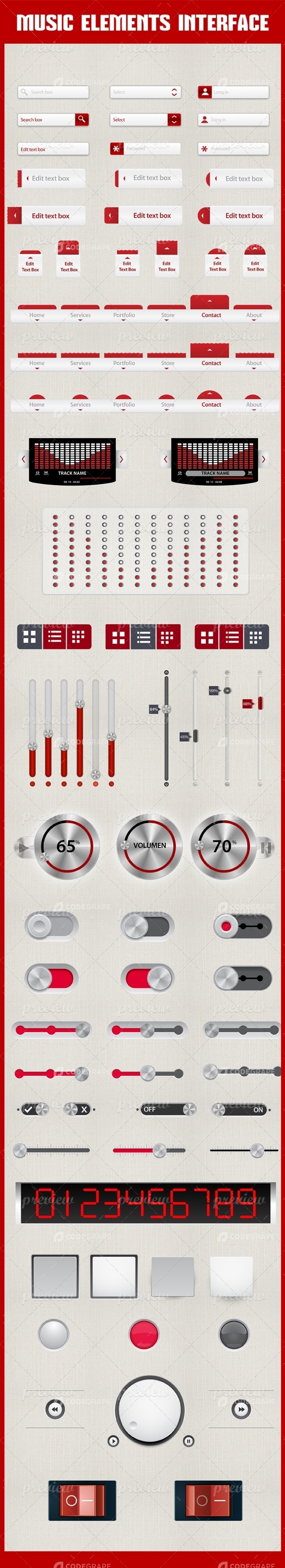 Music Elements Interface