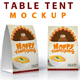 Table Tent Mockup