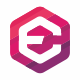Exocom - Hexagon E Letter Logo